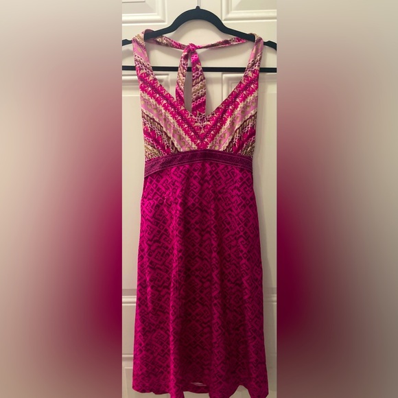 Like New Athleta Take Anywhere A-Line Halter Dress - Picture 1 of 14